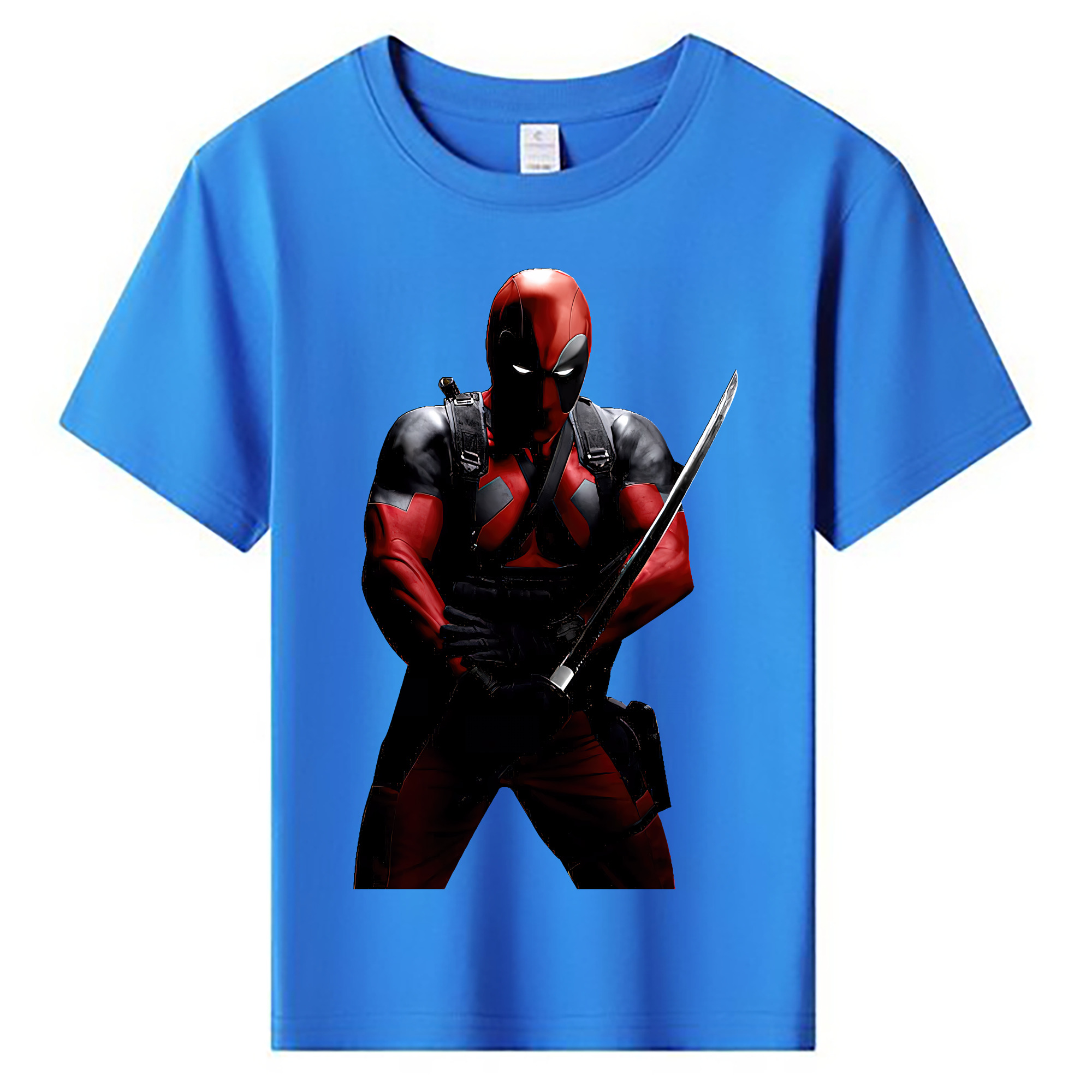 （画像用） Deadpool デッドプール 綿100％キッズTシャツ（フロントプリント）